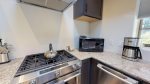 Gas stovetop and oven